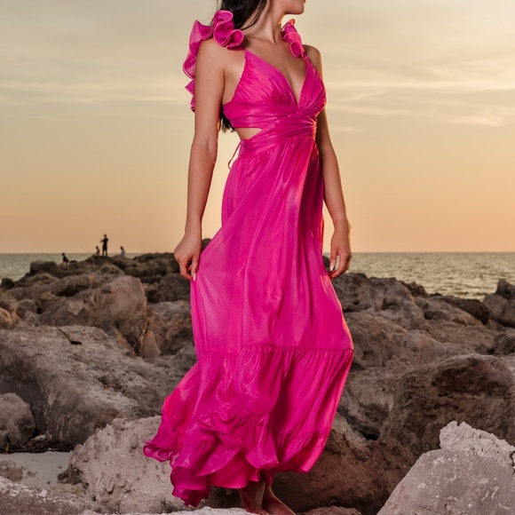 Formal Pink Dress - Picture 3 of 5